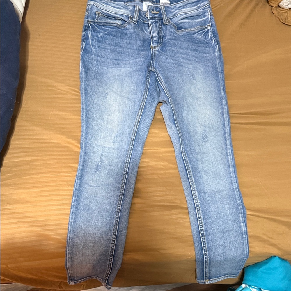 Time and Tru Light Blue Ankle Jeans